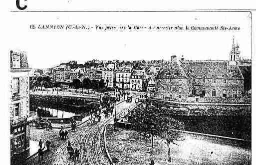 Ville de LANNION Carte postale ancienne